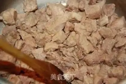 Make Sea moss and meat floss step 2