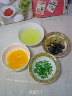 Make Three-color steamed egg step 1