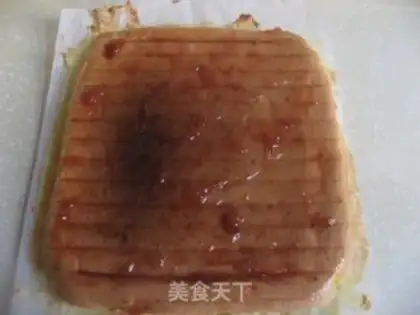Make Vanilla jam cake roll step 3
