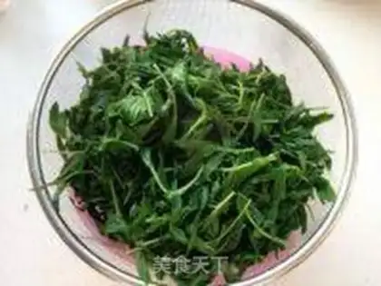 Make cold mountain vegetables step 1