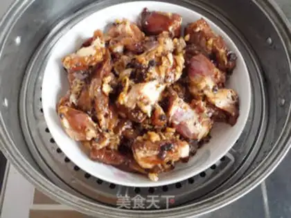 Make Steamed pork ribs with black bean sauce step 6