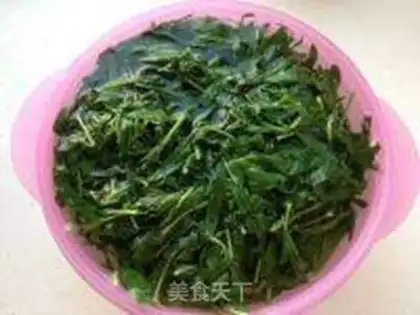 Make cold mountain vegetables step 2