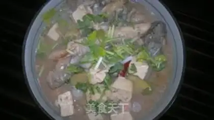 Make Stewed tofu with sea catfish step 7