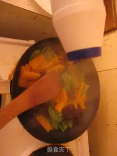 Make stir-fried bacon with fresh vegetables step 7