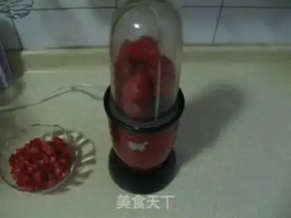 Make strawberry ice cream step 9