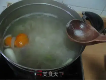 Make Crystal pig skin jelly step 7