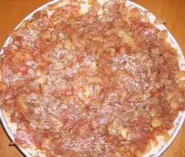 Make Rice base pizza step 6