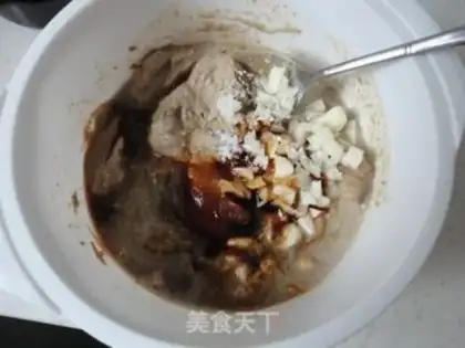 Make Cold noodles with Chinese toon and sesame sauce step 4