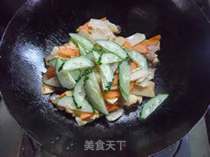 Make stir-fried fresh vegetables step 6