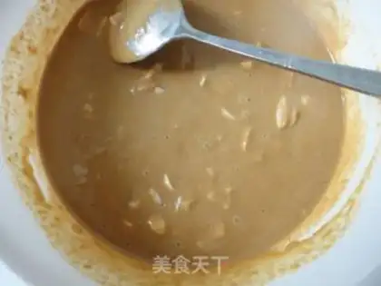 Make Cold noodles with Chinese toon and sesame sauce step 5
