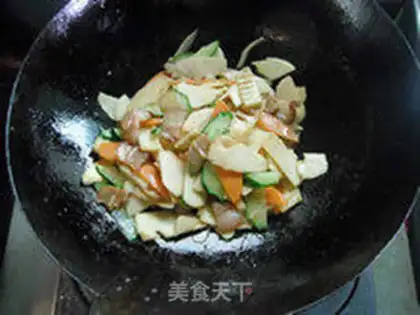 Make stir-fried fresh vegetables step 7