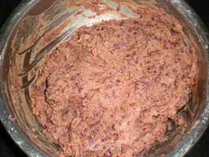 Make Pumpkin bean paste bun step 1