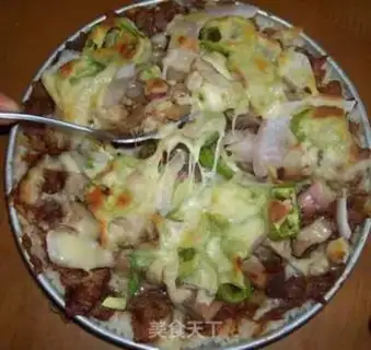 Make Rice base pizza step 12