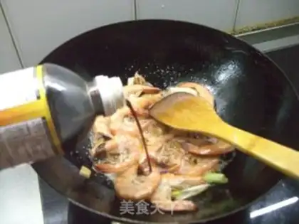 Make Oiled prawns step 4