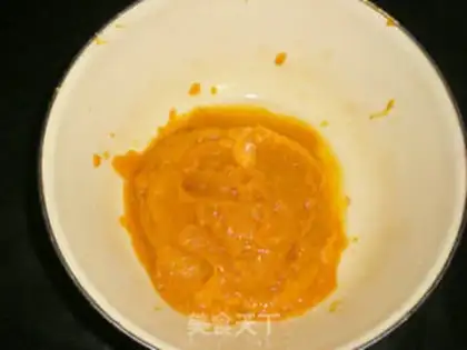 Make Pumpkin bean paste bun step 4