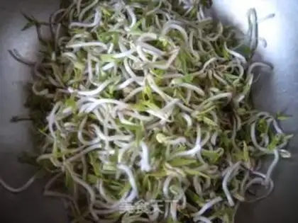 Make stir-fried bean sprouts with dried tofu step 0
