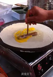 Make Home-made pancakes and fruits step 3