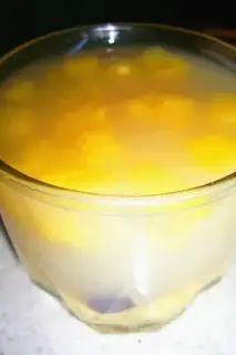 Make Grape, apple and yellow rice porridge step 7