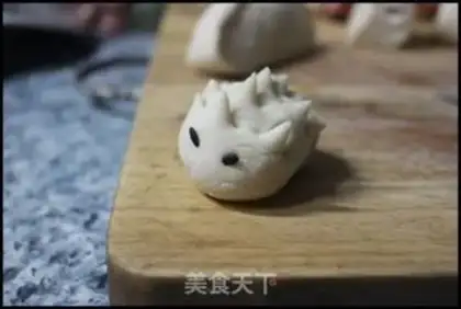 Make Milk sausage steamed bun roll step 8