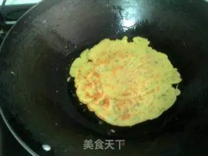 Make Eggs Pancakes with Scallion Flavor step 6