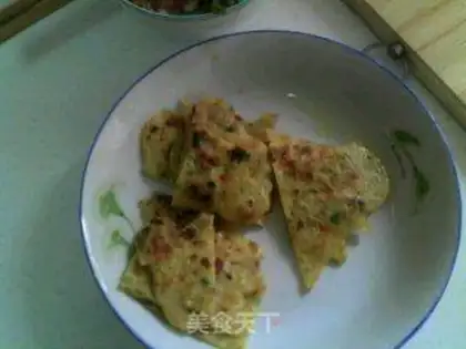 Make Eggs Pancakes with Scallion Flavor step 7
