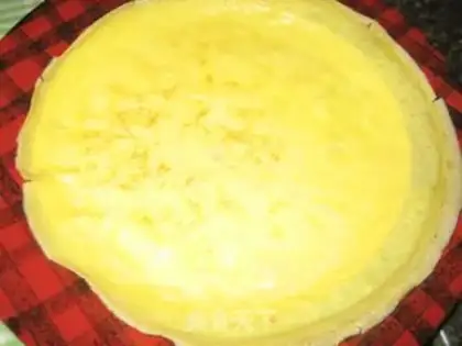 Make Milk strawberry omelet step 11