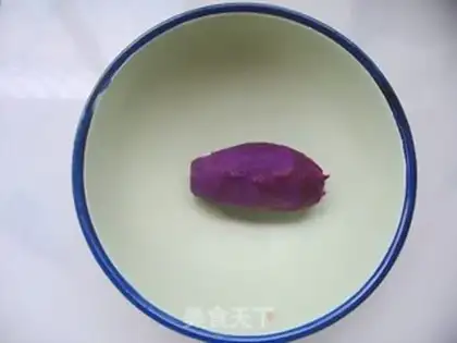 Make Purple sweet potato cake step 0
