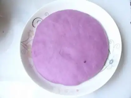 Make Purple sweet potato cake step 4