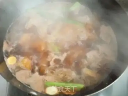 Make Roasted duck with flower carving step 5