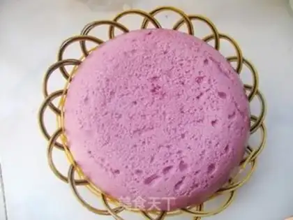 Make Purple sweet potato cake step 6