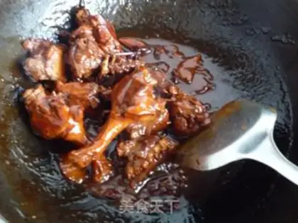 Make Roasted duck with flower carving step 7