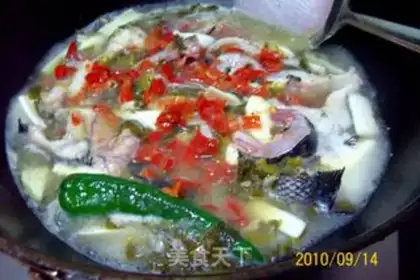 Make Oolong fish with pickled pepper and pickled cabbage step 6