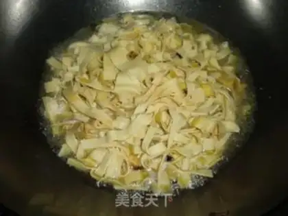 Make Pepper and bean skin step 7