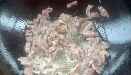 Make Tenderloin with tomato sauce step 0