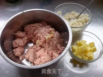 Make Zhixin meatball step 1