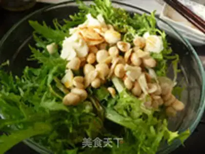 Make peanut with bitter chrysanthemum step 7