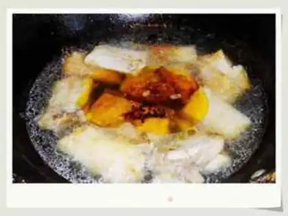 Make braised hairtail step 5
