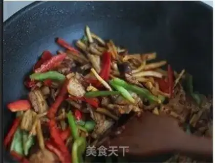 Make Dry pot tea tree mushroom step 9