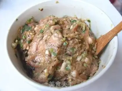 Make Steamed buns with mushroom and fresh meat step 7