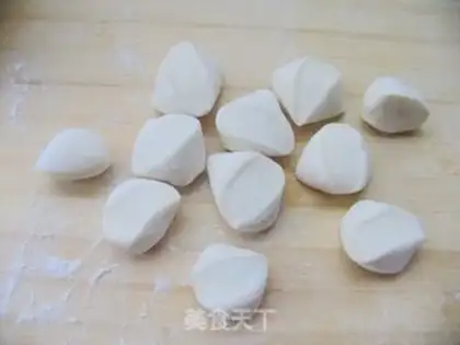 Make Steamed buns with mushroom and fresh meat step 10