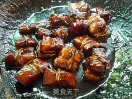 Make Pork tied with straw step 5