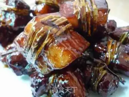 Make Pork tied with straw step 7