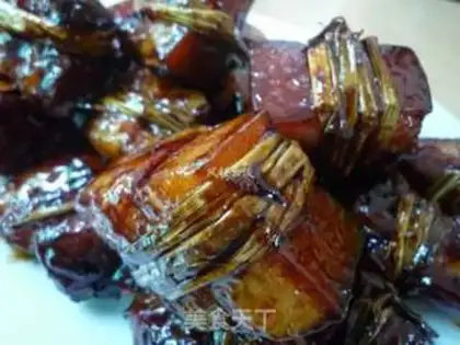 Make Pork tied with straw step 8