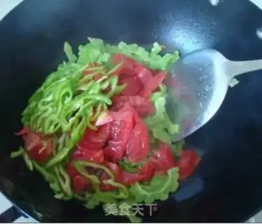 Make stir-fried bitter gourd step 4