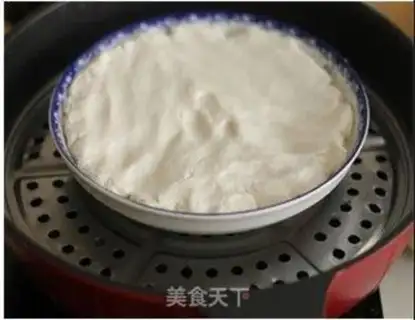 Make Milk fragrant purple potato glutinous rice paste step 5