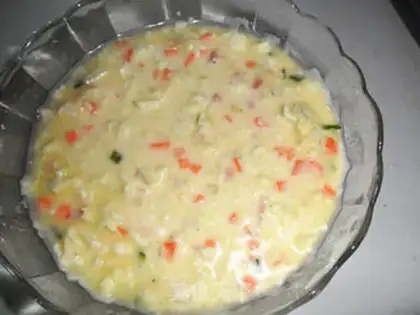 Make assorted vegetable pancakes step 4