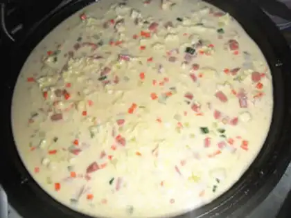 Make assorted vegetable pancakes step 6