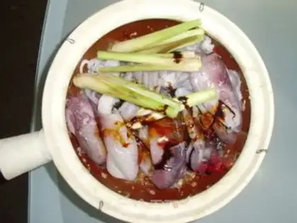 Make Spicy roasted squid step 2
