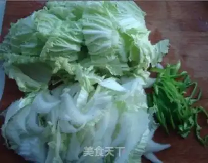 Make Vinegar Chinese cabbage step 1