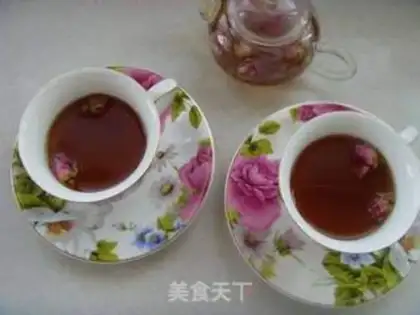 Make Rose honey tea step 3